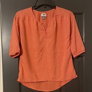 Old Navy Girls Orange Blouse